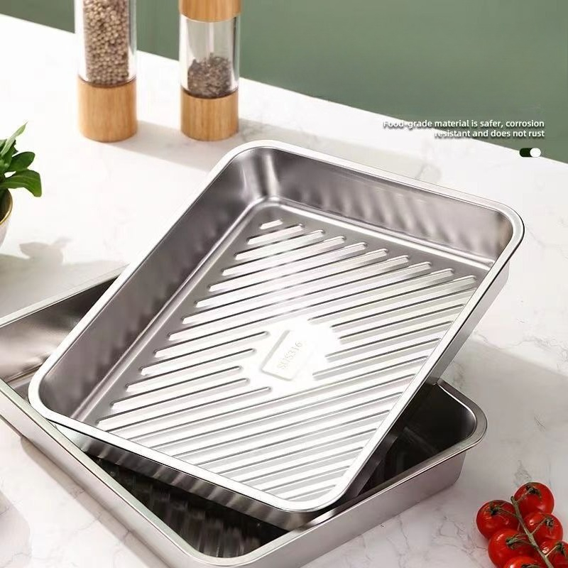 Meal Prep Meal Ideas - 304 Stainless Steel Covered Dumpling Tray