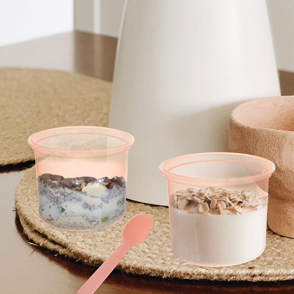 Meal Prep Gym - 2Pcs Overnight Oats Jar Set Premium