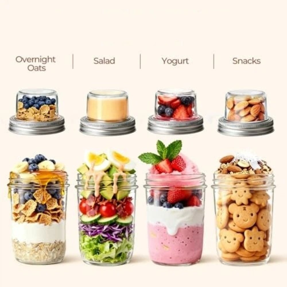 Dual-Layer Yogurt Parfait Cups - Meal Prep Yogurt Cups ulasan dan harga