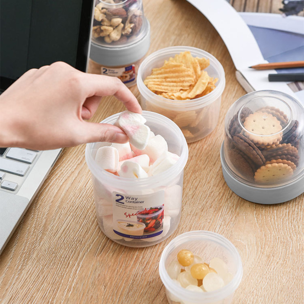 Double Layer Airtight Food Box - Meal Prep Yogurt Cups ulasan dan harga