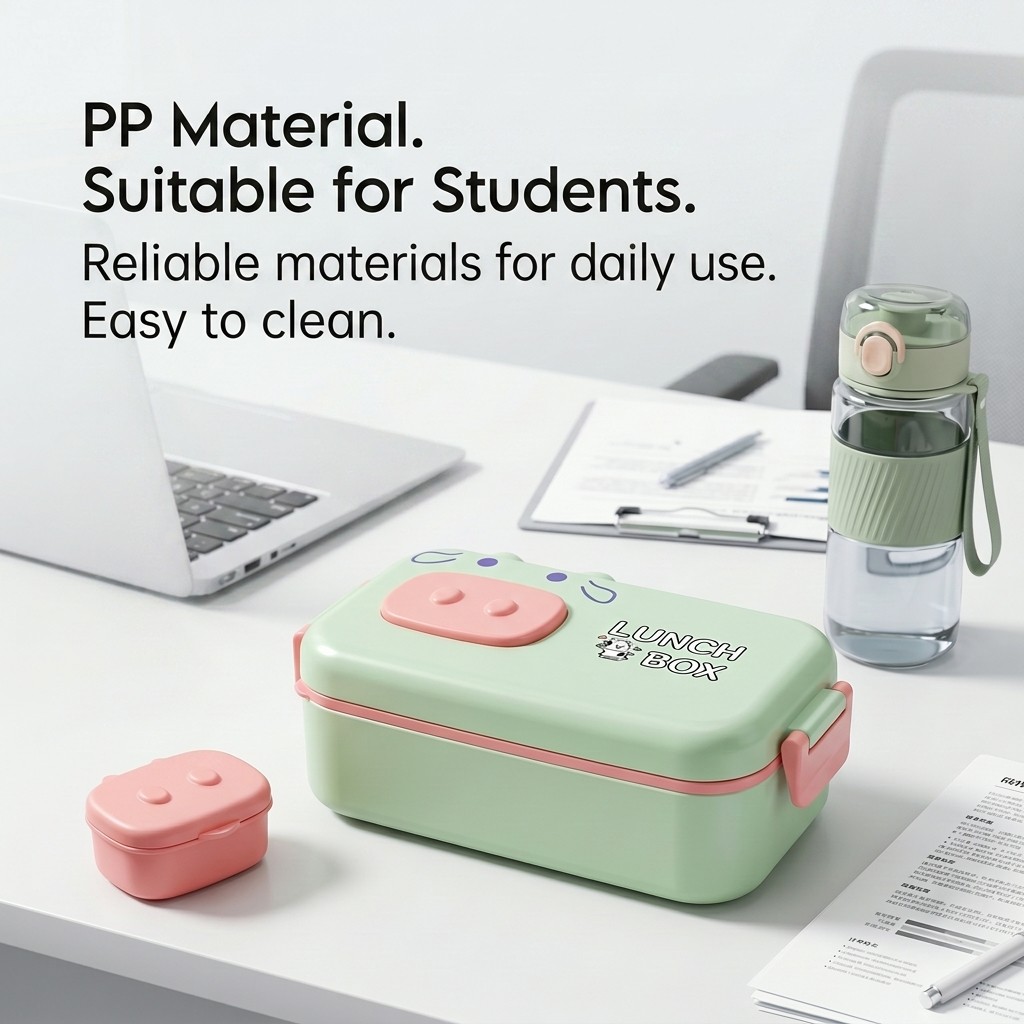 Kawaii Plastic Bento Box for K - Meal Prep Meal Ideas ulasan dan harga