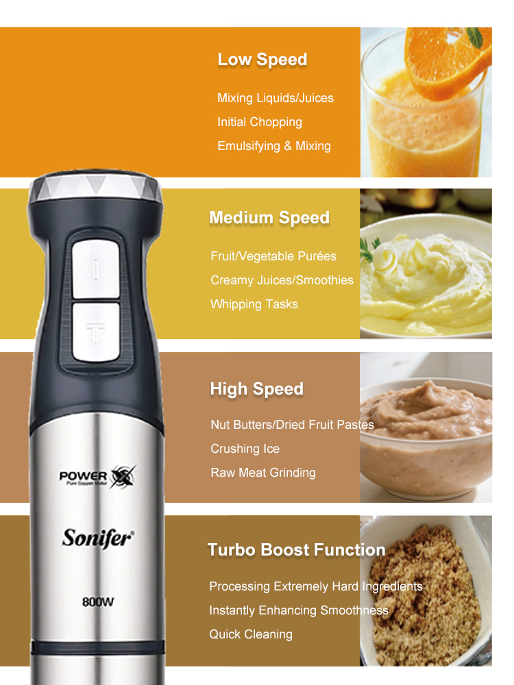 Hand Blender Sonifer SF-8171S  - Meal Prep Smoothies ulasan dan harga