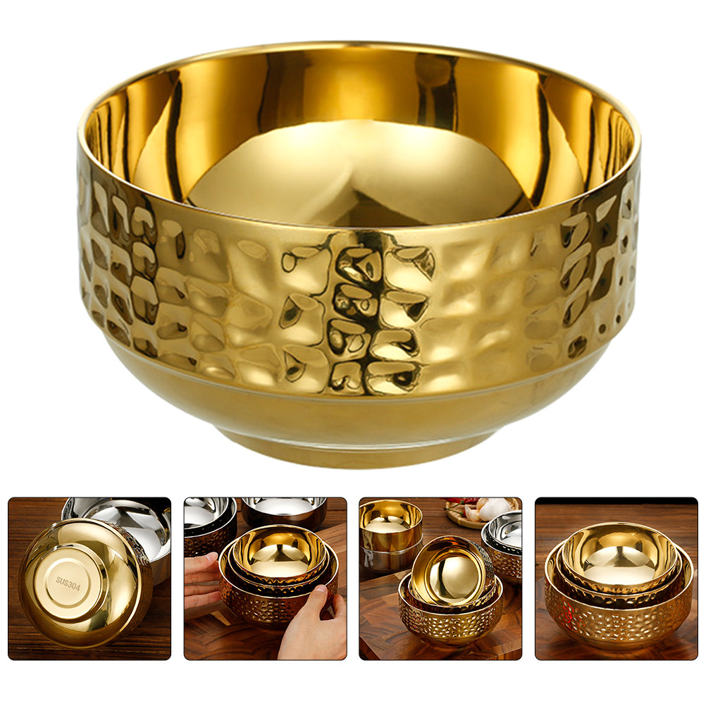 Stainless Steel Bowl Large Ope - Meal Prep Restaurant ulasan dan harga