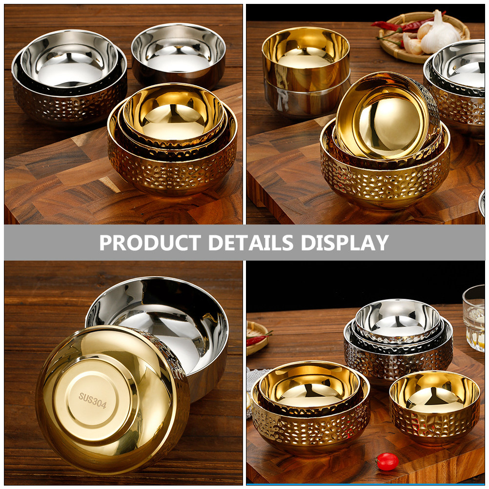Stainless Steel Bowl Large Ope - Meal Prep Restaurant ulasan dan harga