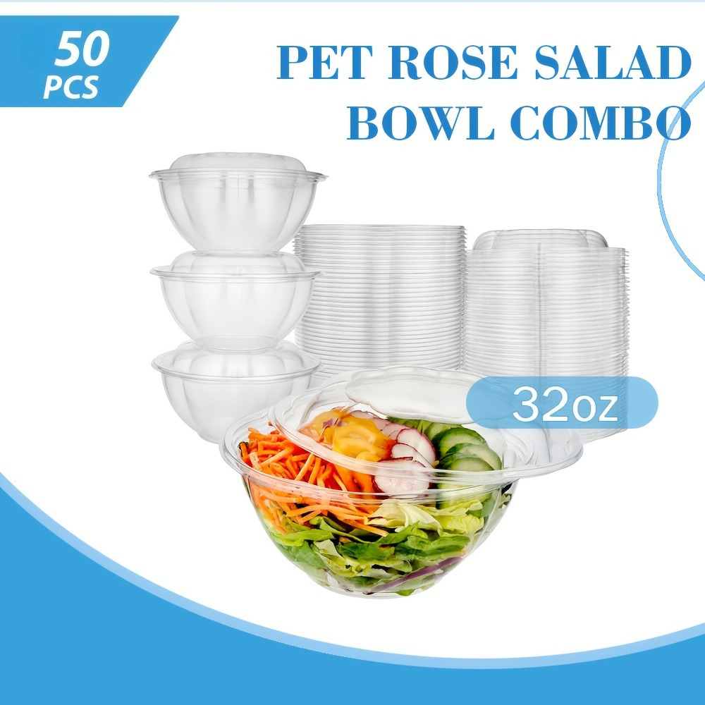 50‑pack 32‑ounce clear plastic - Meal Prep Quinoa Bowls ulasan dan harga