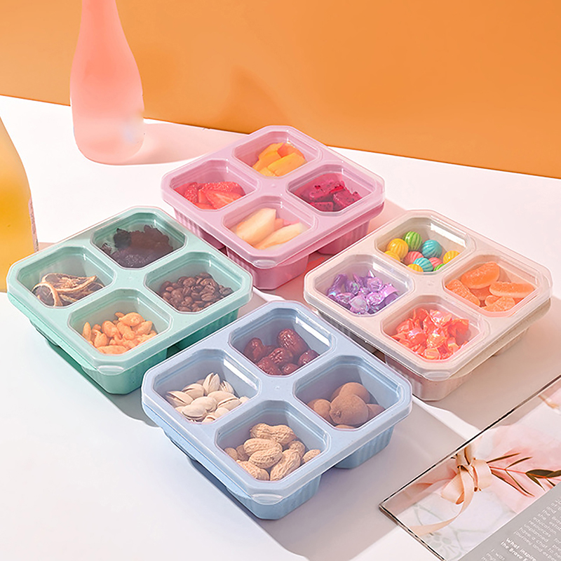 @*Snack Containers 4 Compartme - Meal Prep Meal Ideas ulasan dan harga