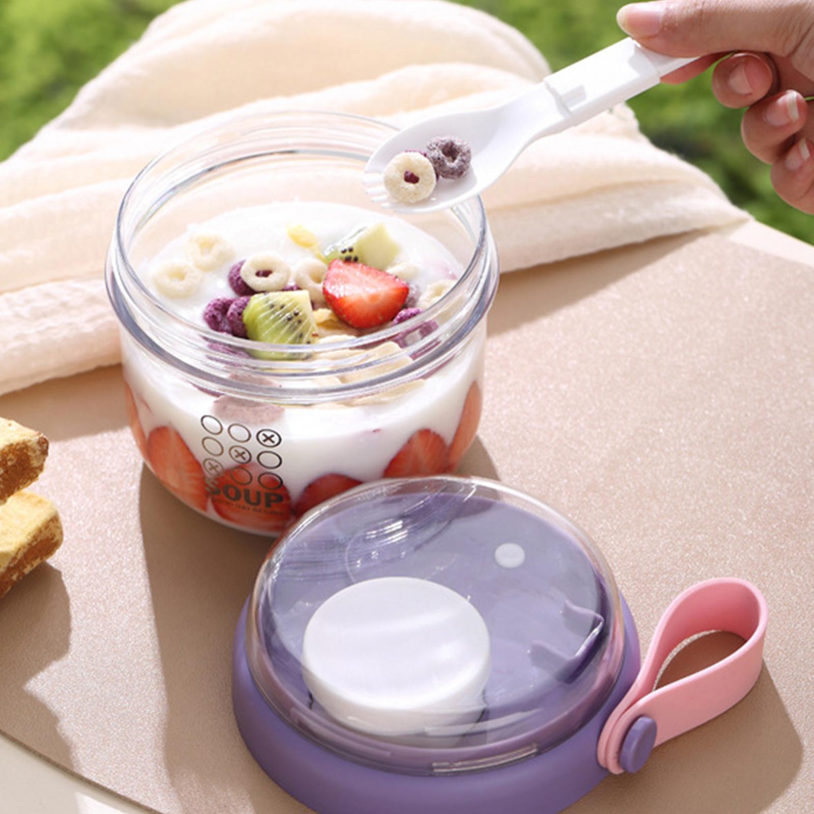 Meal Prep Salad Cup with Lid S - Meal Prep Yogurt Cups ulasan dan harga