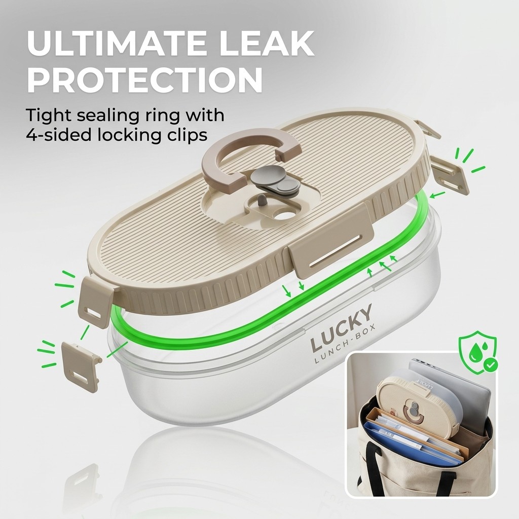 Portable Bento Lunch Box Set L - Meal Prep Meal Ideas ulasan dan harga