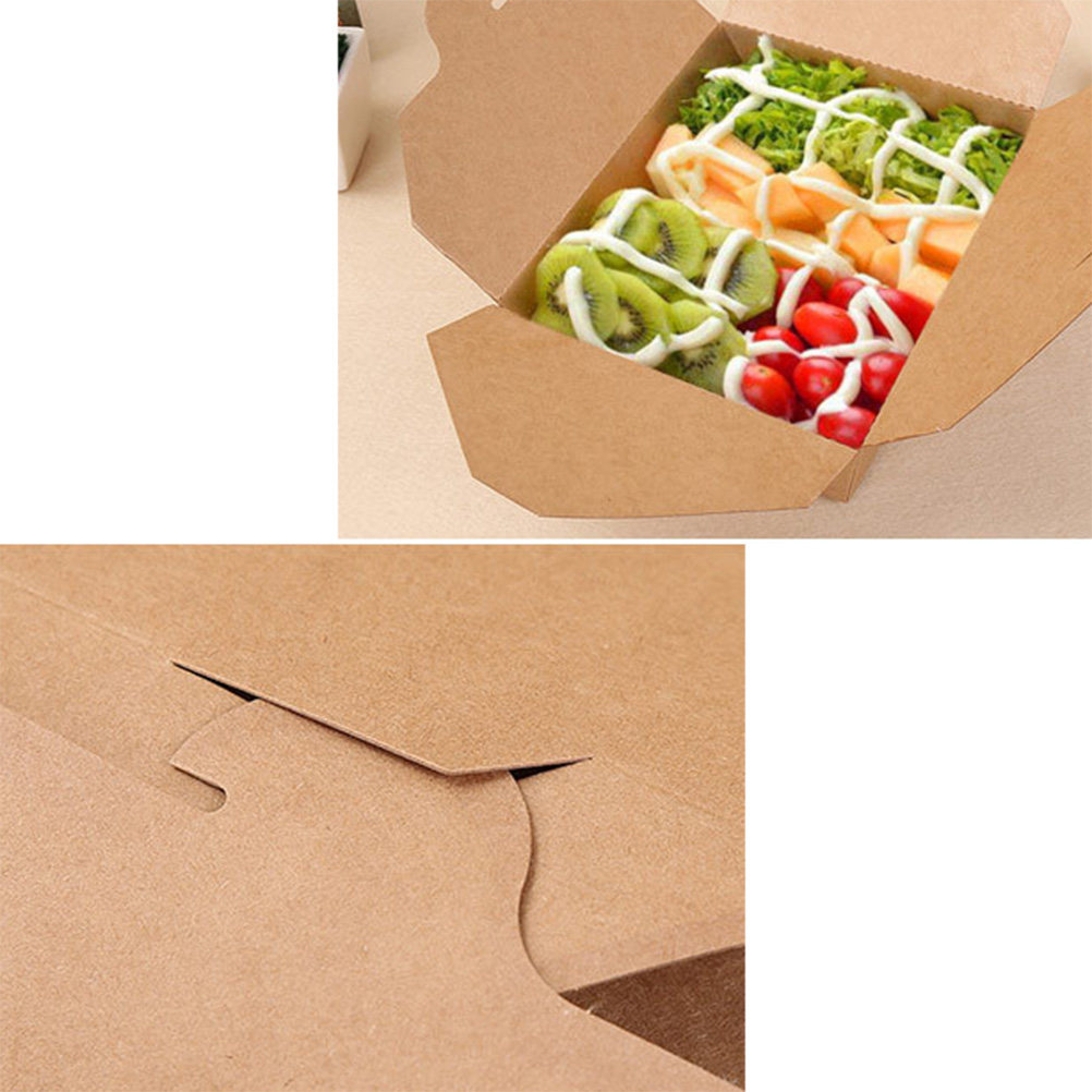 20Pcs Kraft Paper Meal Prep Co - Meal Prep Delivery ulasan dan harga