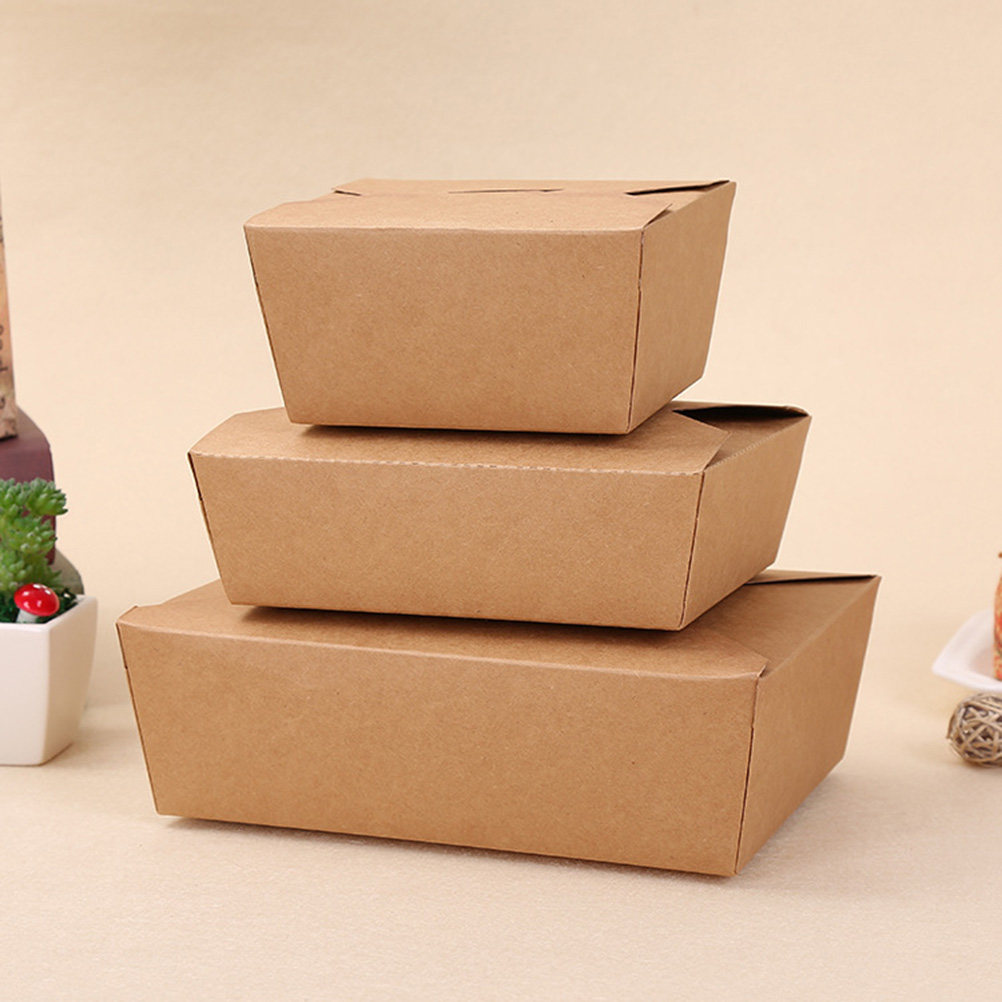 20Pcs Kraft Paper Meal Prep Co - Meal Prep Delivery ulasan dan harga