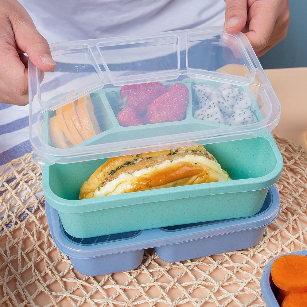4 Compartments Kids Bento Box  - Meal Prep Meal Ideas ulasan dan harga
