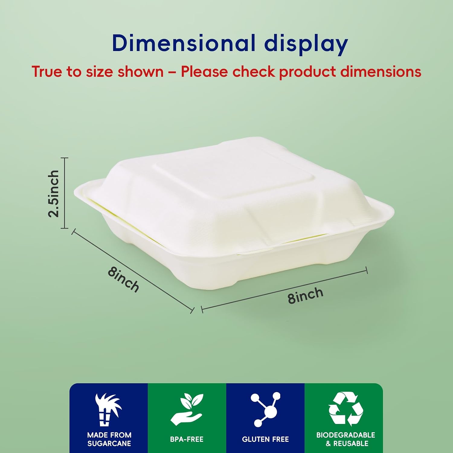 Disposable Clamshell Take Out  - Meal Prep Restaurant ulasan dan harga