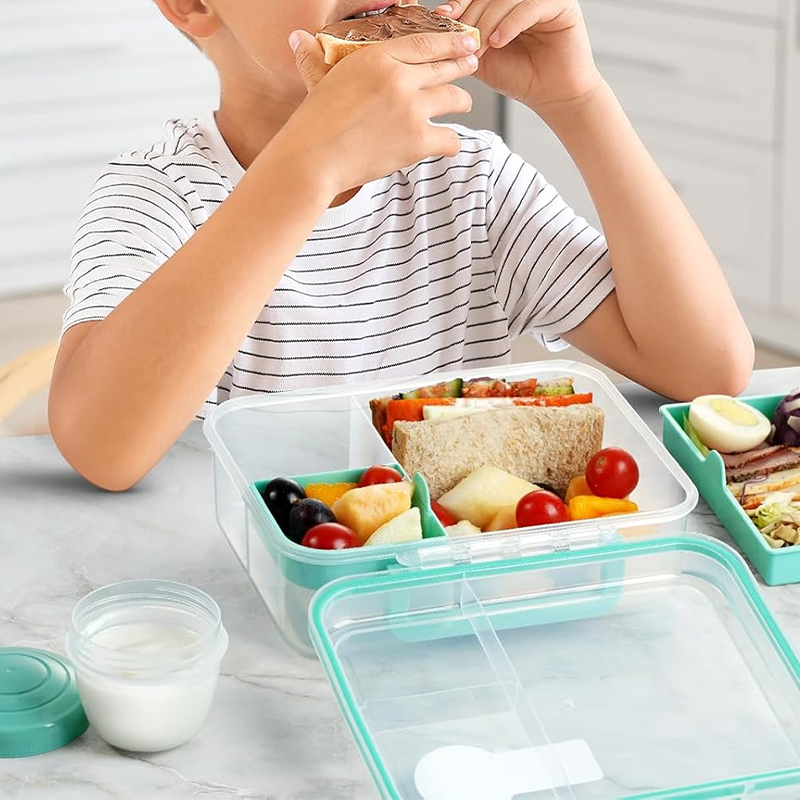4 Compartment Leakproof Bento  - Meal Prep Meal Ideas ulasan dan harga