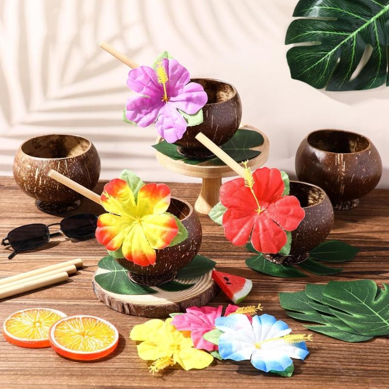 Natural Coconut Bowl Set Organ - Meal Prep Smoothies ulasan dan harga