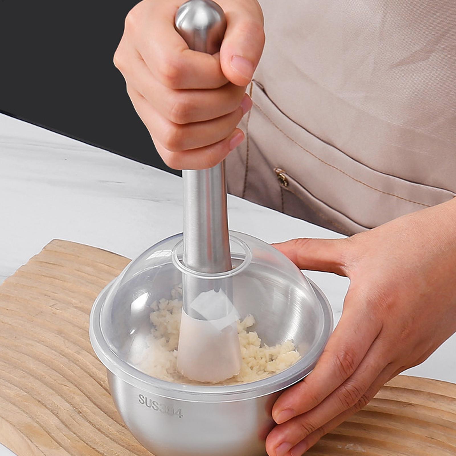 Garlic Mincer Tool Manual Food - Meal Prep Restaurant ulasan dan harga