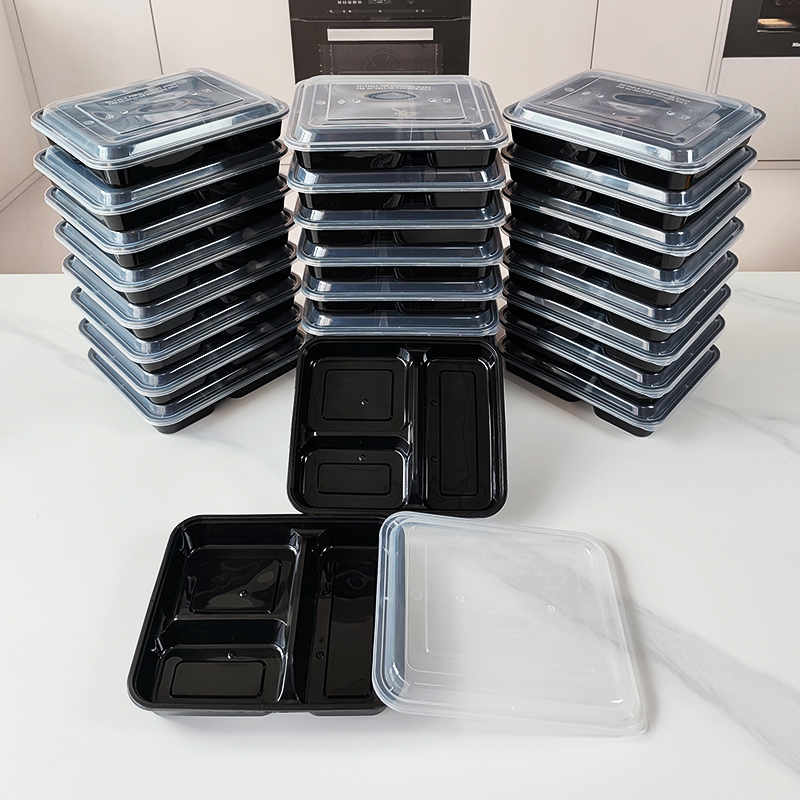 3-Compartment 34 Oz/1000 Ml, 1 - Meal Prep Gym ulasan dan harga